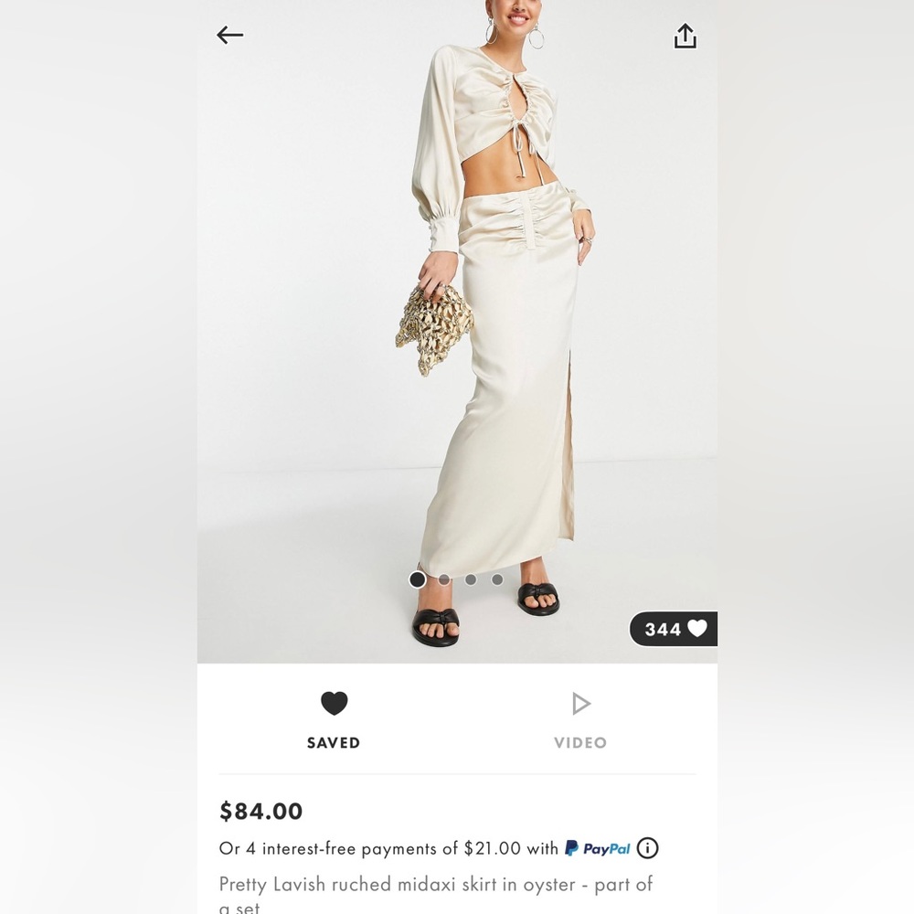 ASOS BRAND NEW Lavish Set Size 4!!